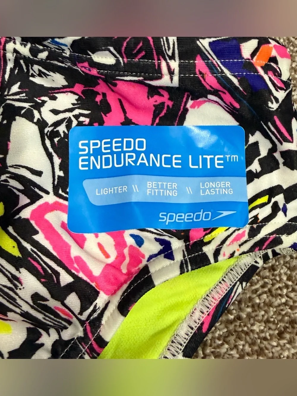 SPEEDO ENDURANCE LITE - MEN'S SWIM BRIEF -  - SIZE 32- NWT!!